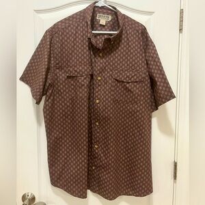 🛍️3 For $10🛍️ Duluth Trading Co Men's Rusty Burgundy Relaxed Fit Shirt, 2XL